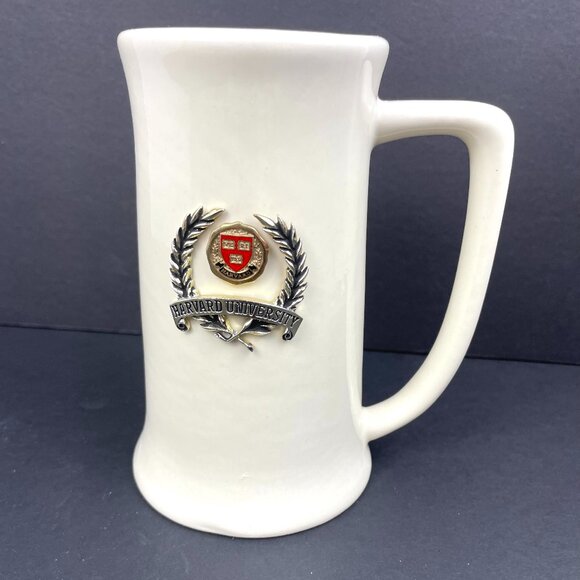 Vintage Harvard University Stein Gold Emblem Mug - Picture 1 of 8